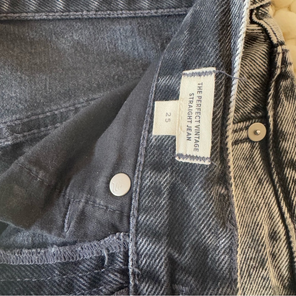 The Perfect Vintage Straight Jean in Acid Wash - Picture 8 of 13